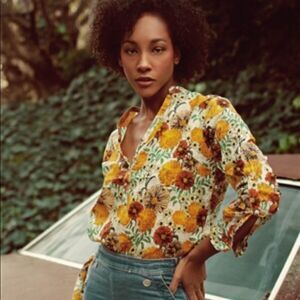 🌻vintage style sunflower shirt